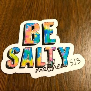 Be salty Bible message sticker